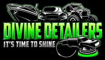 Divine Detailers logo: It's time to shine