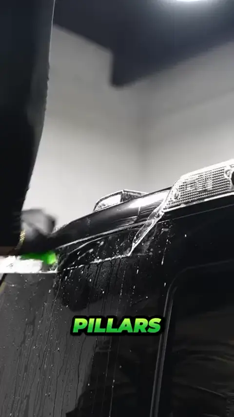 Divine Detailers explaining PPF, paint correction and ceramic coating on a black Ford F-150 Raptor R