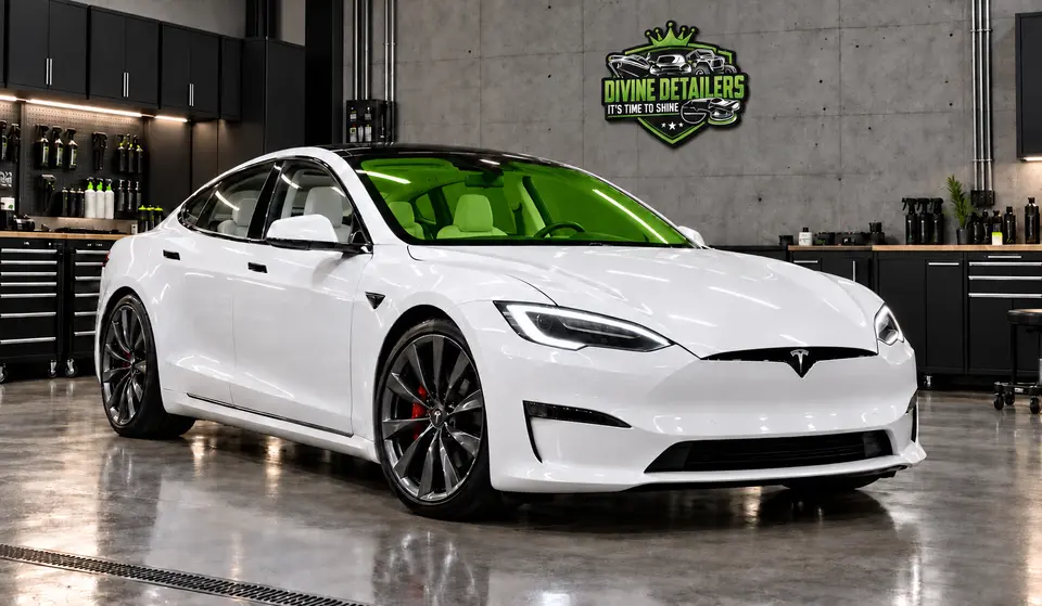 Windshield package at the Divine Detailers shop